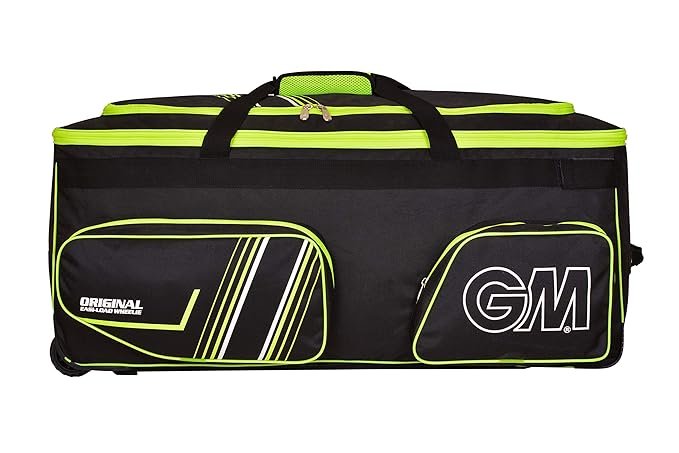 GM Original Wheelie Cricket Kit Bag Black