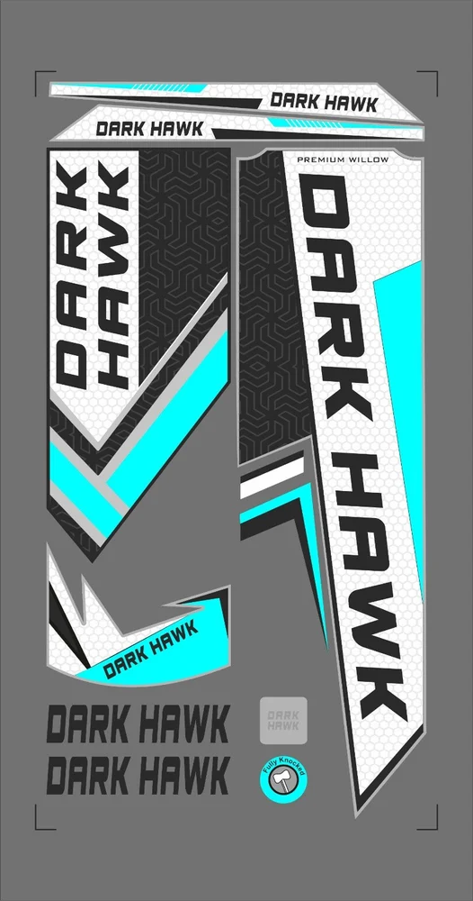 Customized Digital Cricket Bats Stickers