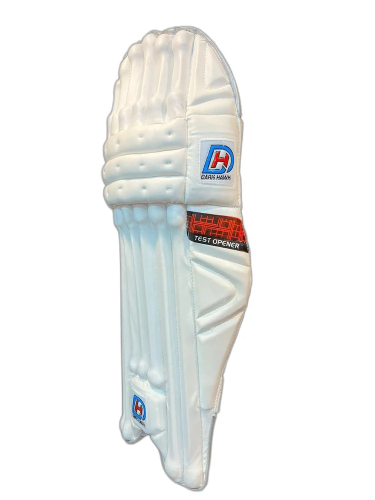 White & Blue Cricket Batting Pads