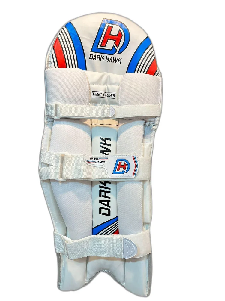 White & Blue Cricket Batting Pads