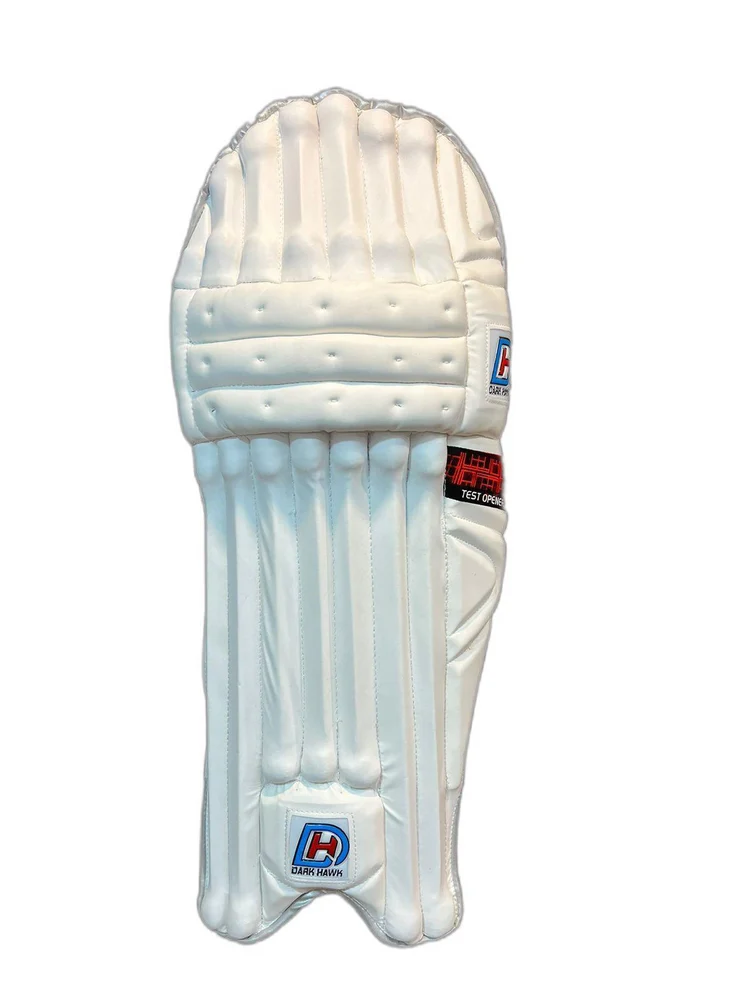 White & Blue Cricket Batting Pads