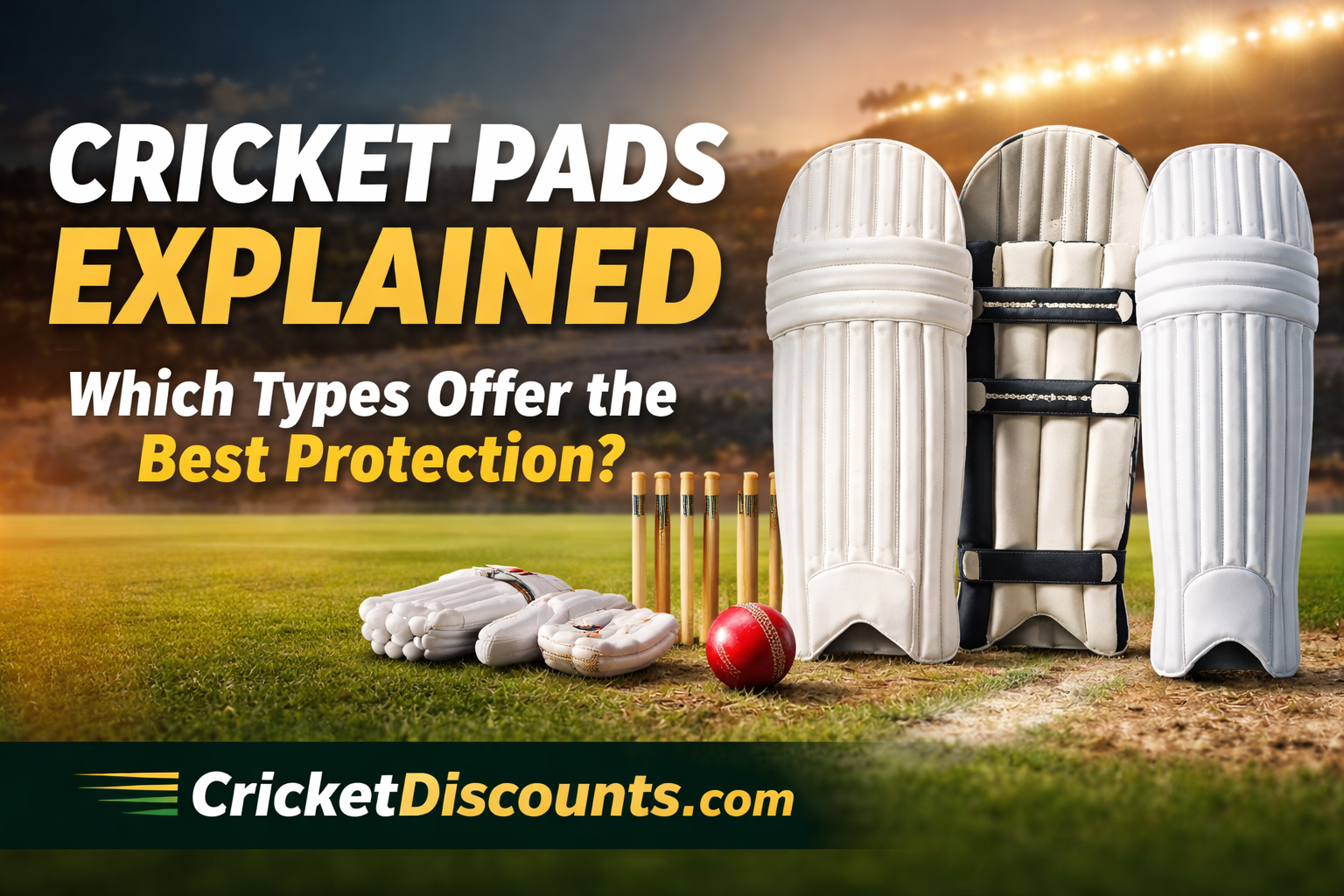 Cricket Pads Explained Best Types of Cricket Pads for Protection