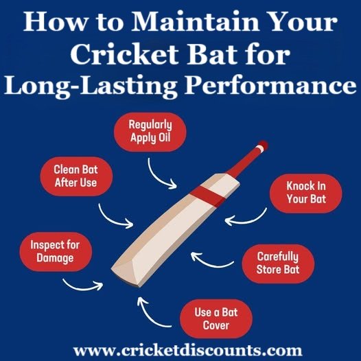 How to Maintain Your Cricket Bat for Long-Lasting Performance