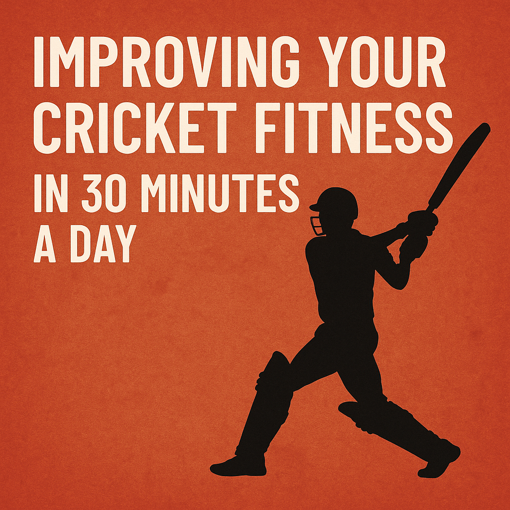 Improving Your Cricket Fitness in 30 Minutes a Day