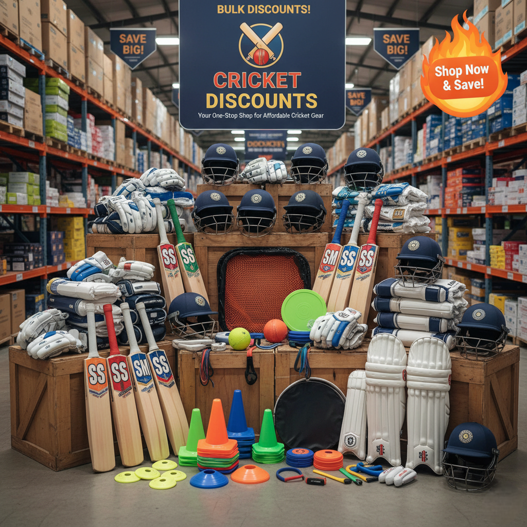 Major Cricket Gear Discounts for Bulk Buyers