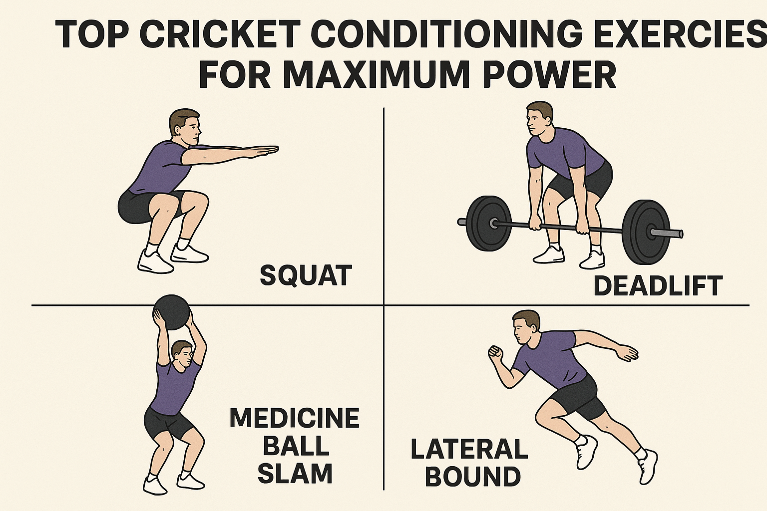 Top Cricket Conditioning Exercises