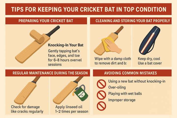Tips for Keeping Your Cricket Bat in Top Condition